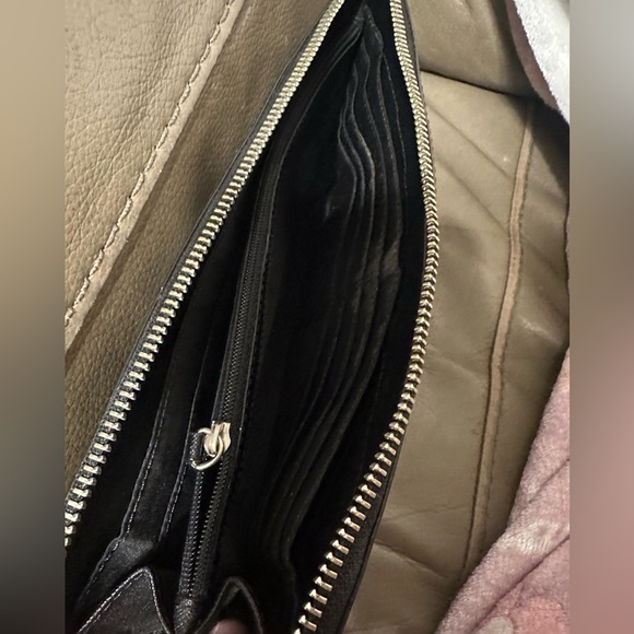 Coach Crosshatch Leather Women's Wallet - Picture 7 of 9